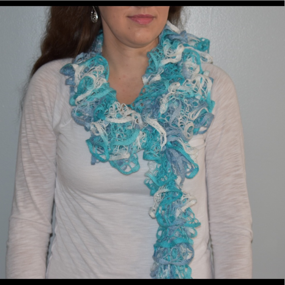 Handmade Ruffled Scarf - Picture 1 of 1